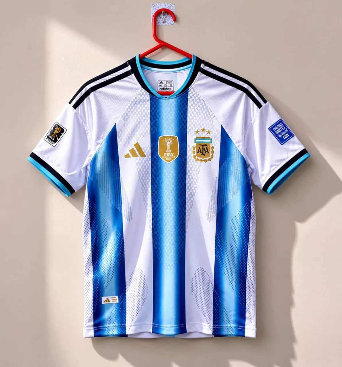 Argentina home kit Premium Quality jersey code 13