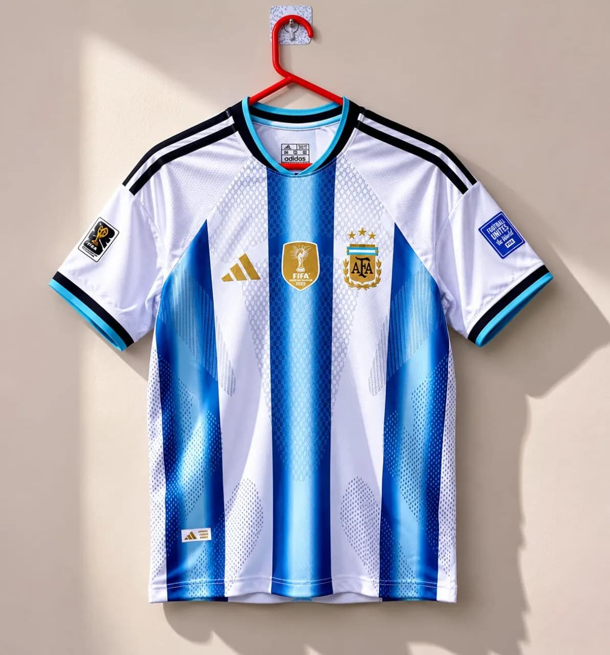 Argentina home kit Premium Quality jersey code 13